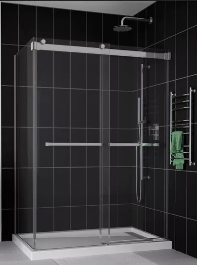 Fleurco Shower Door Gemini 2 Sides ByPass Plus Including Return Panel