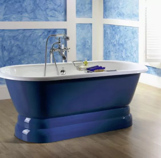Recor Freestanding Bathtub -Dual- Pedestal Base