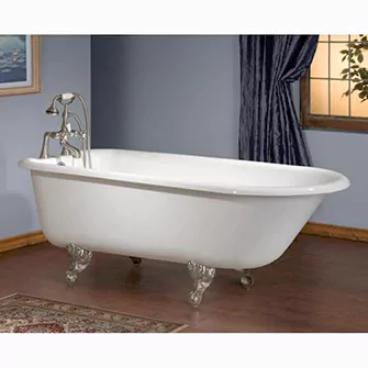 Recor Freestanding Bathtub -Traditional 61"-Cast Iron