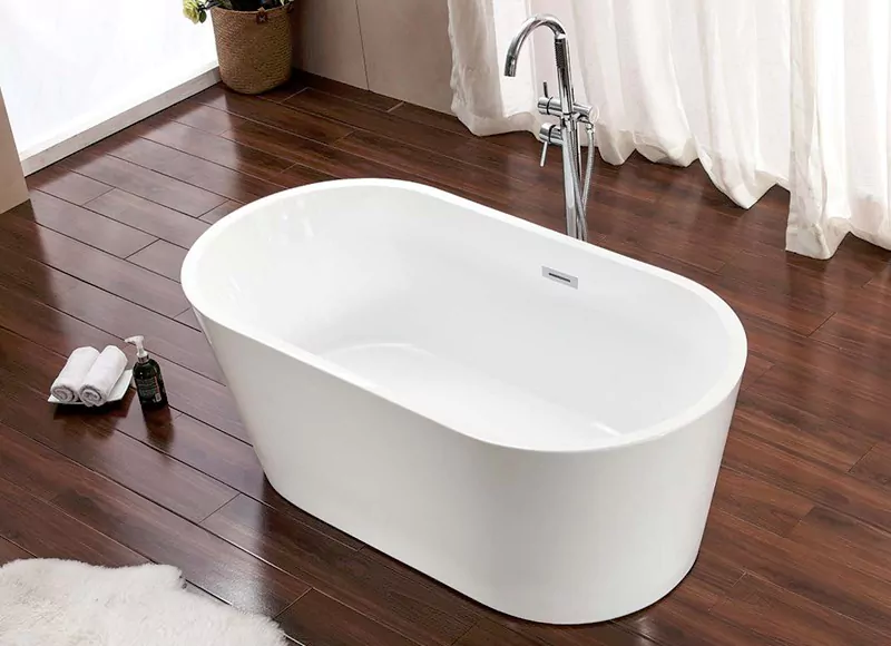 Neptune monaco rouge freestanding bathtub