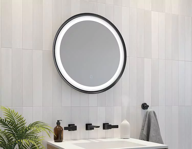Fleurco MSOR2424-33 Solis Luna LED Mirror