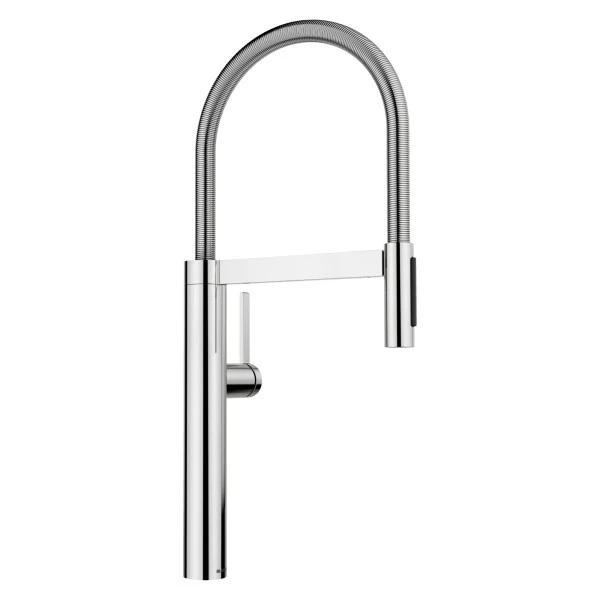 Blanco 527473 Culina II Semi Pro Pull Down Kitchen Faucet In Chrome Finish