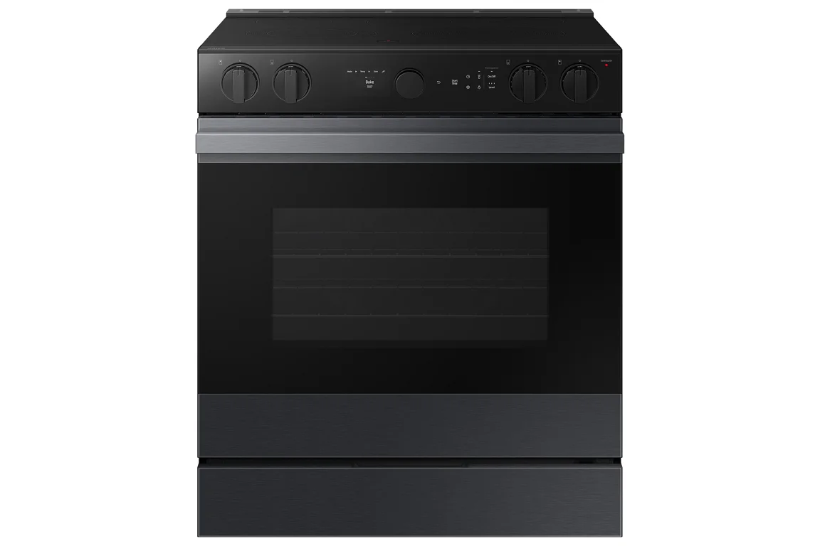 Samsung NSE6DG8500MTAC Bespoke Range 63 cuft Electric Slide In with Air Sous Vide