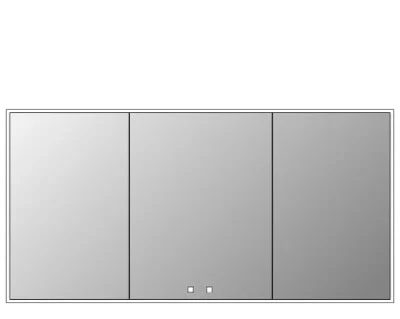 Madeli MC-PI7236D 72" x 36" Pioneer LED Medicine Cabinet (Surface Mount)