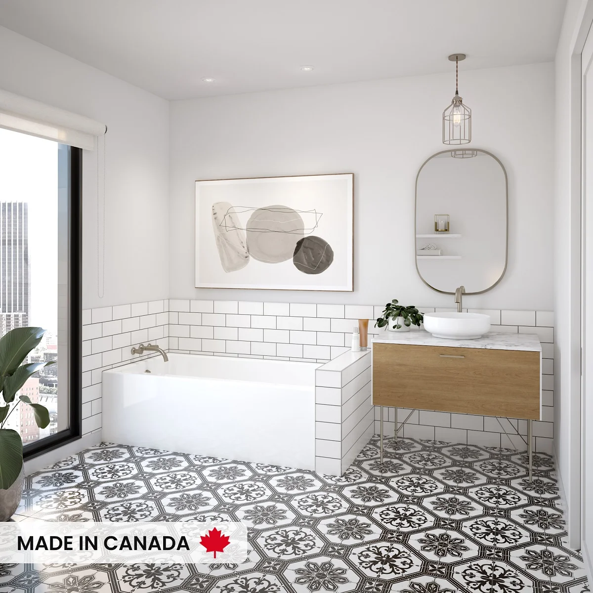 Maax 105816 Rubix 6030 AFR Acrylic Alcove Bathtub