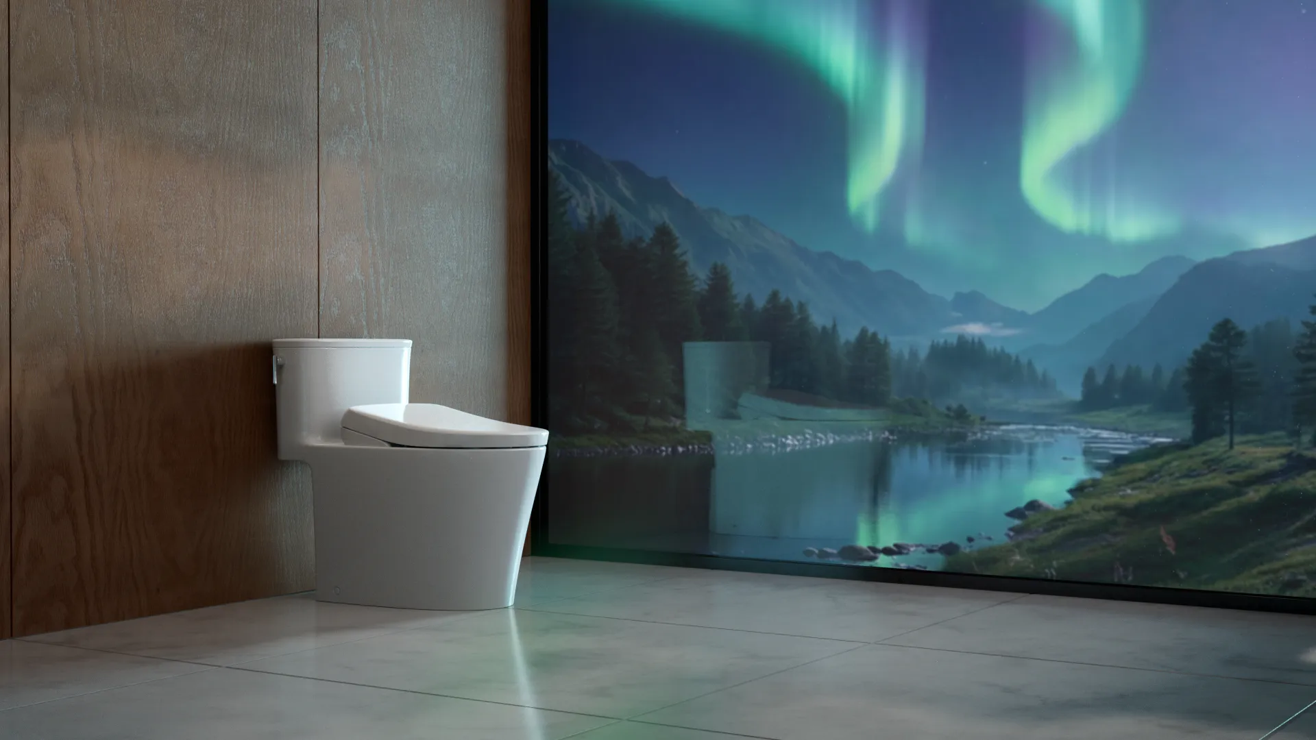 TOTO MS686124CEFG#01 Aurora One-Piece Toilet Life Style