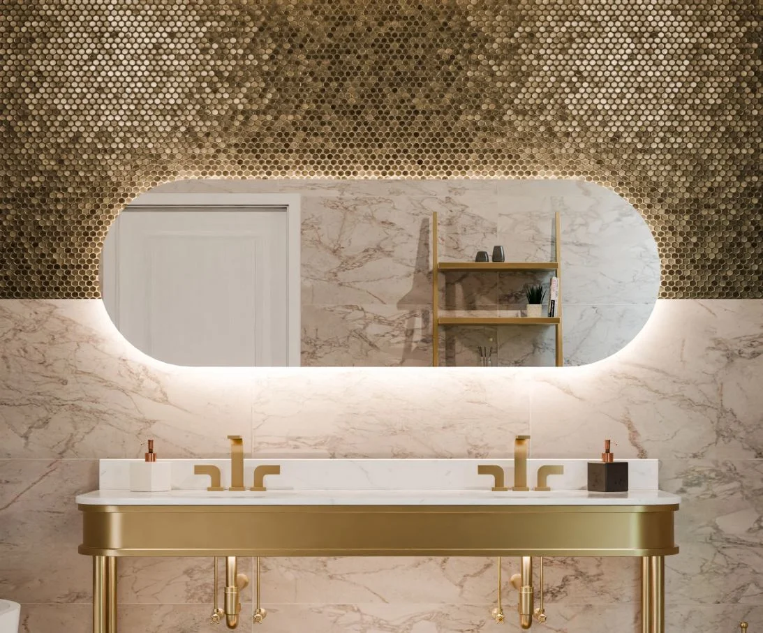 Electric Mirror Aurora lighted vanity mirror